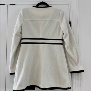 Tulle Black and White Coat